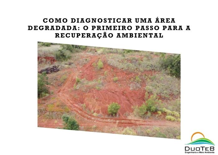 Como diagnosticar uma área degradada: o primeiro passo para a recuperação ambiental Como diagnosticar uma área degradada: o primeiro passo para a recuperação ambiental